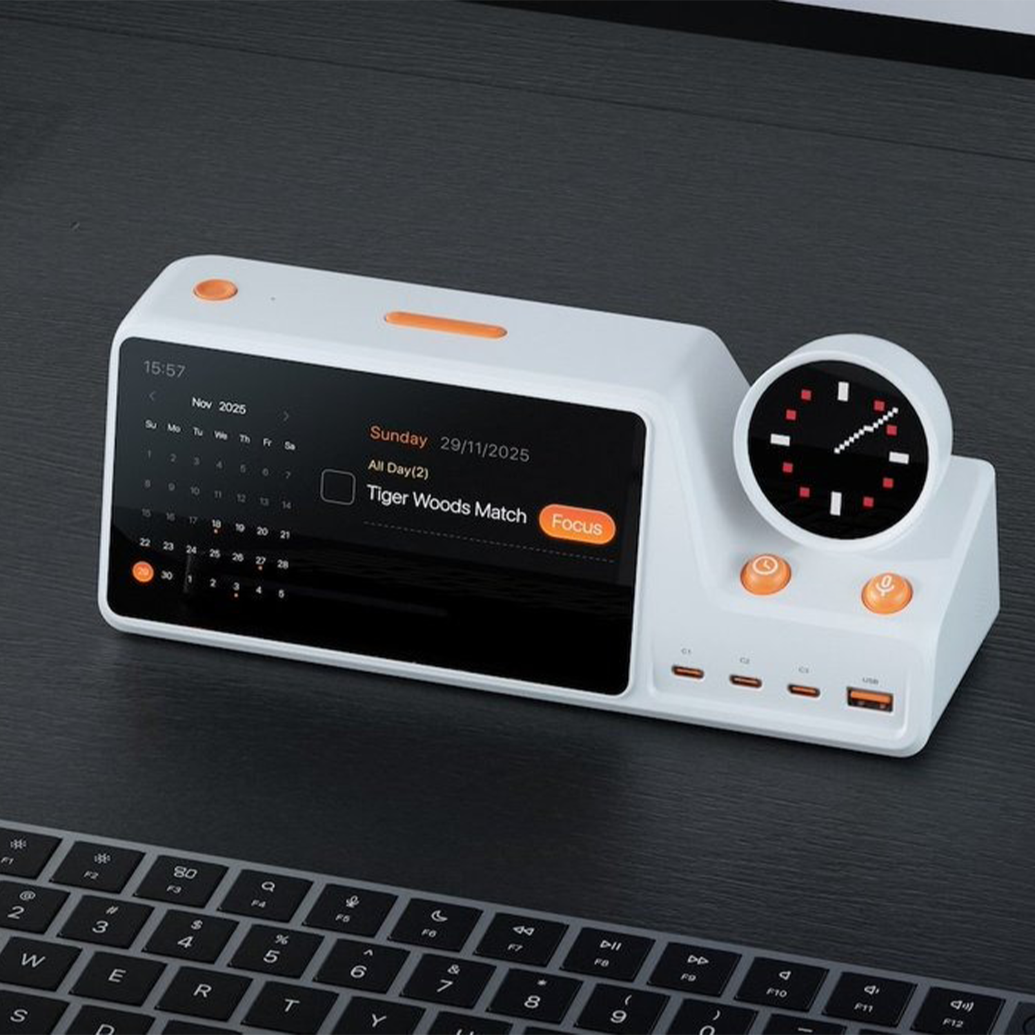 AI-Powered Desktop Calendar for Deep Focus
