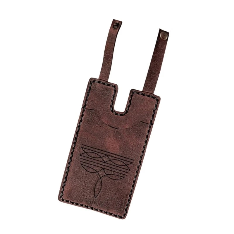 Western Boot Wallet with Snap Strap