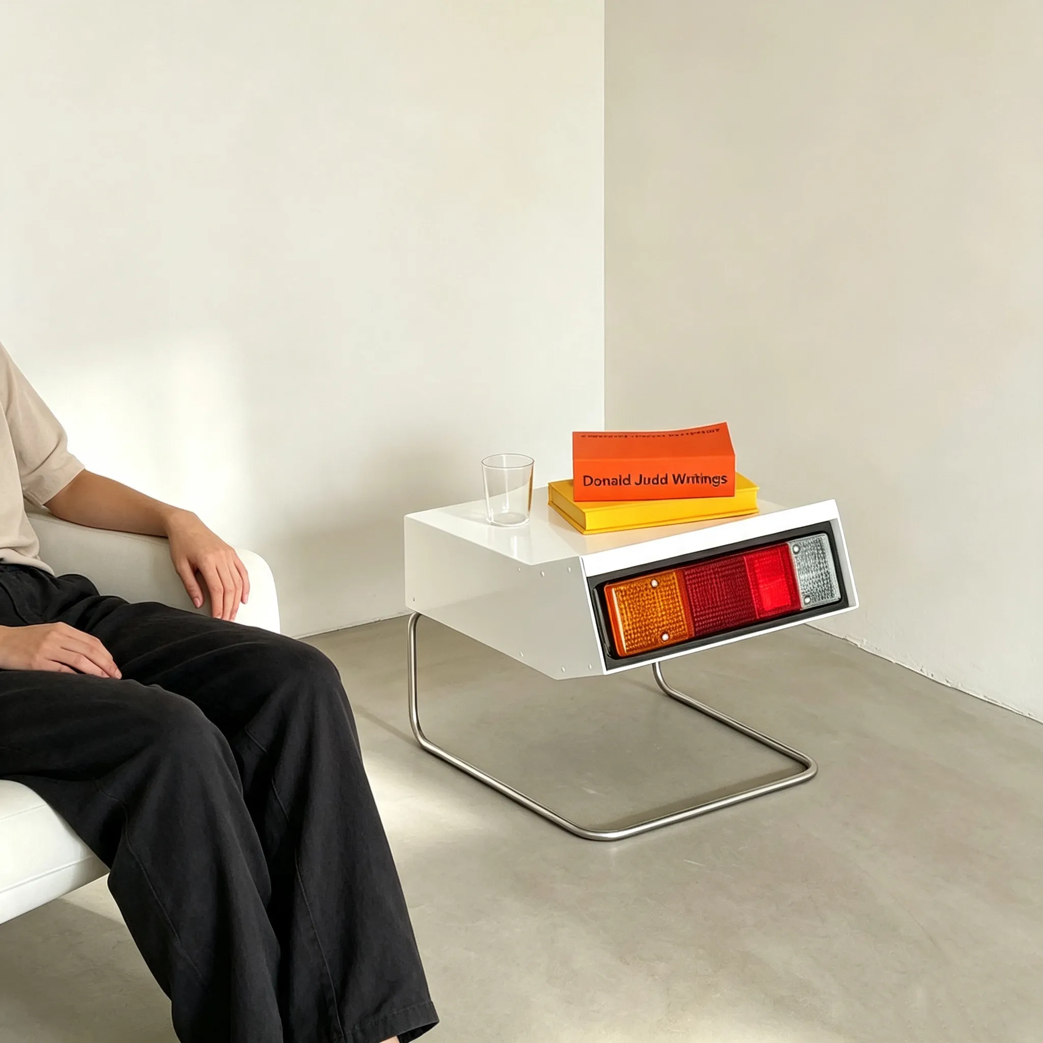 Vintage Car Light Side Table