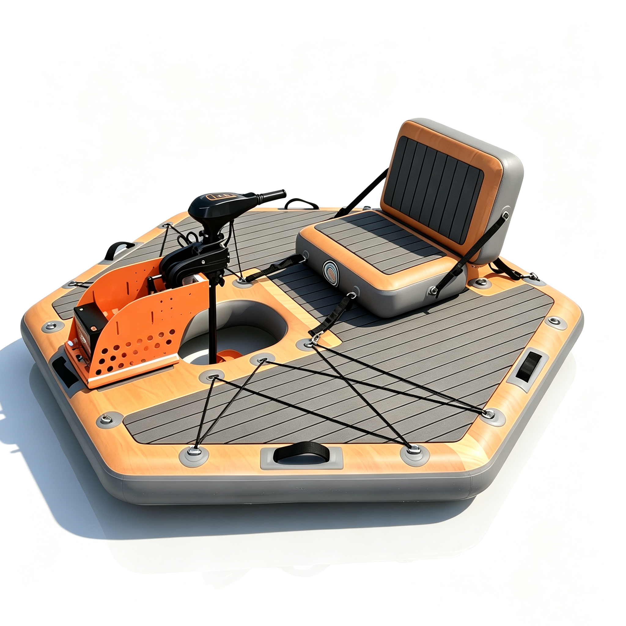 Inflatable Hexagon Mini Electric Boat