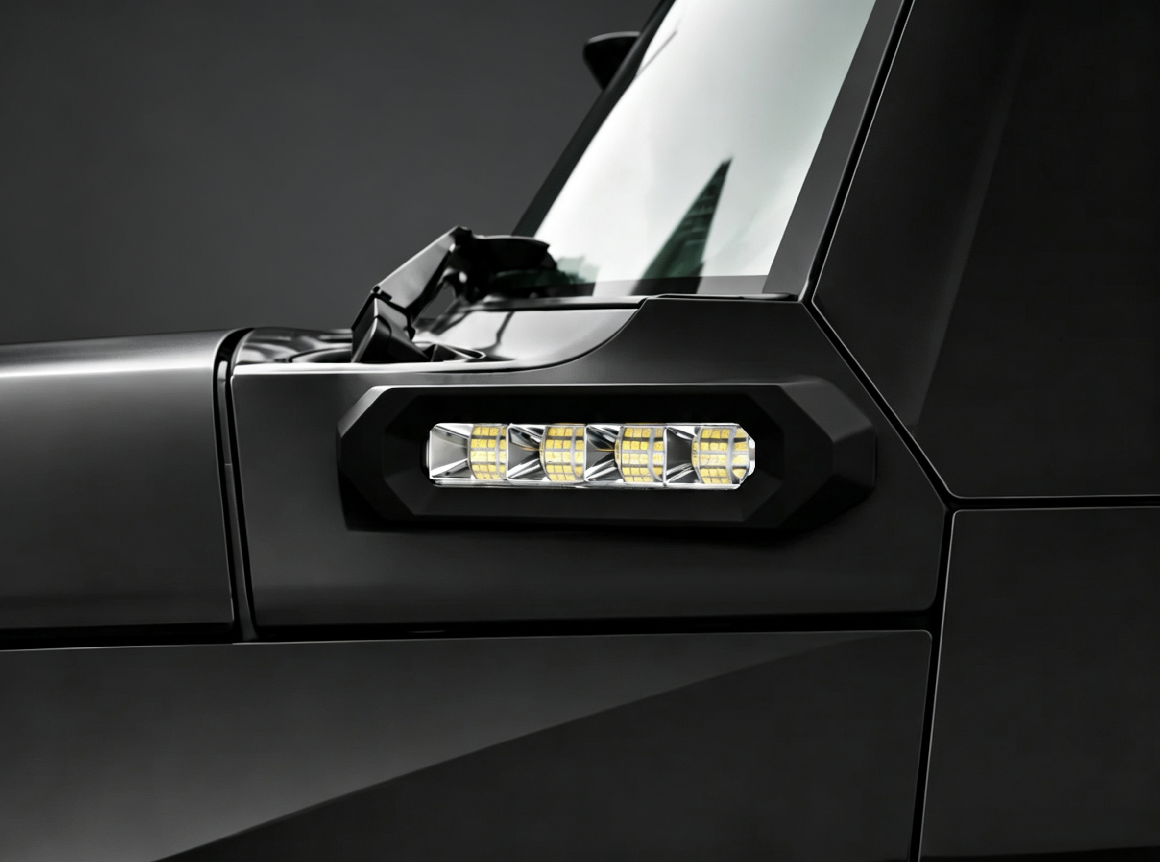 FJ Cruiser Cowl LED Light System with Integrated Side Illumination, OEM-Style Design & High Output Lighting for Off-Road Adventures
