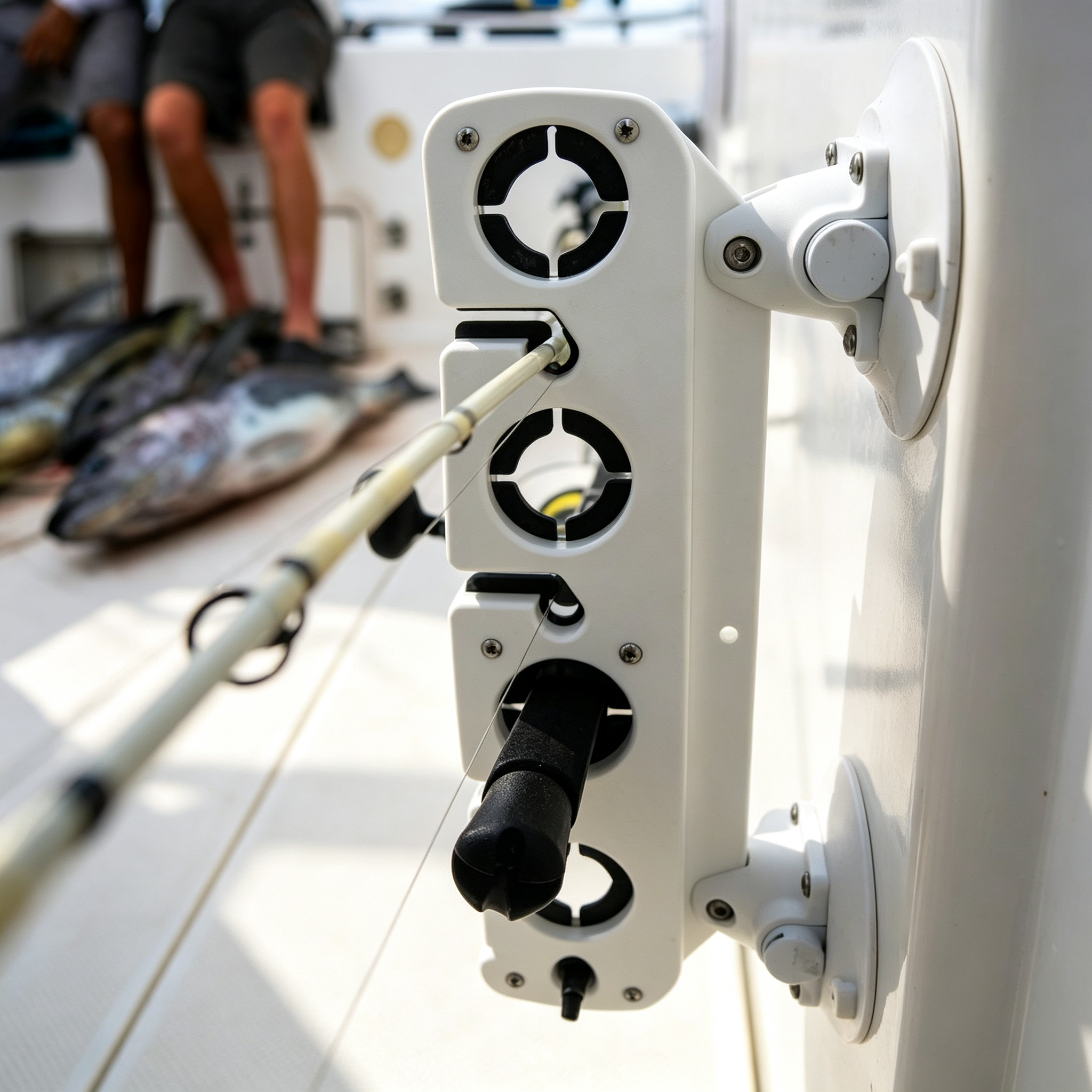 Rod Rack – Holds 8 Rods, Suction Mount, Offshore‑Ready, Sold in Pairs
