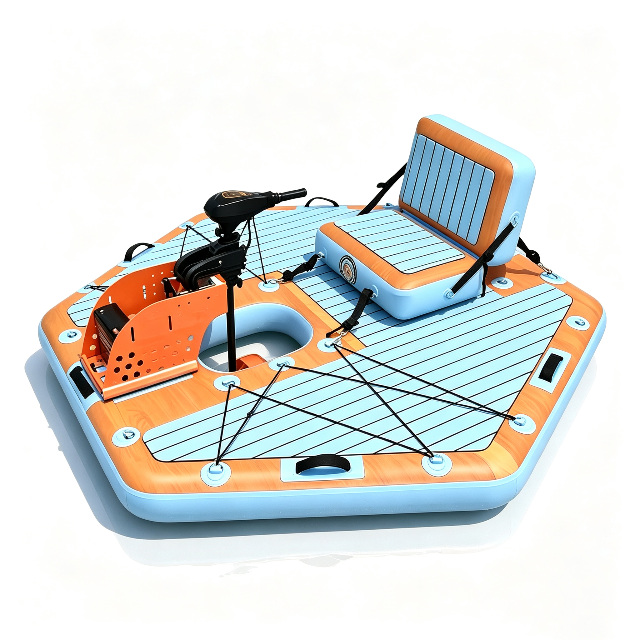 Inflatable Hexagon Mini Electric Boat