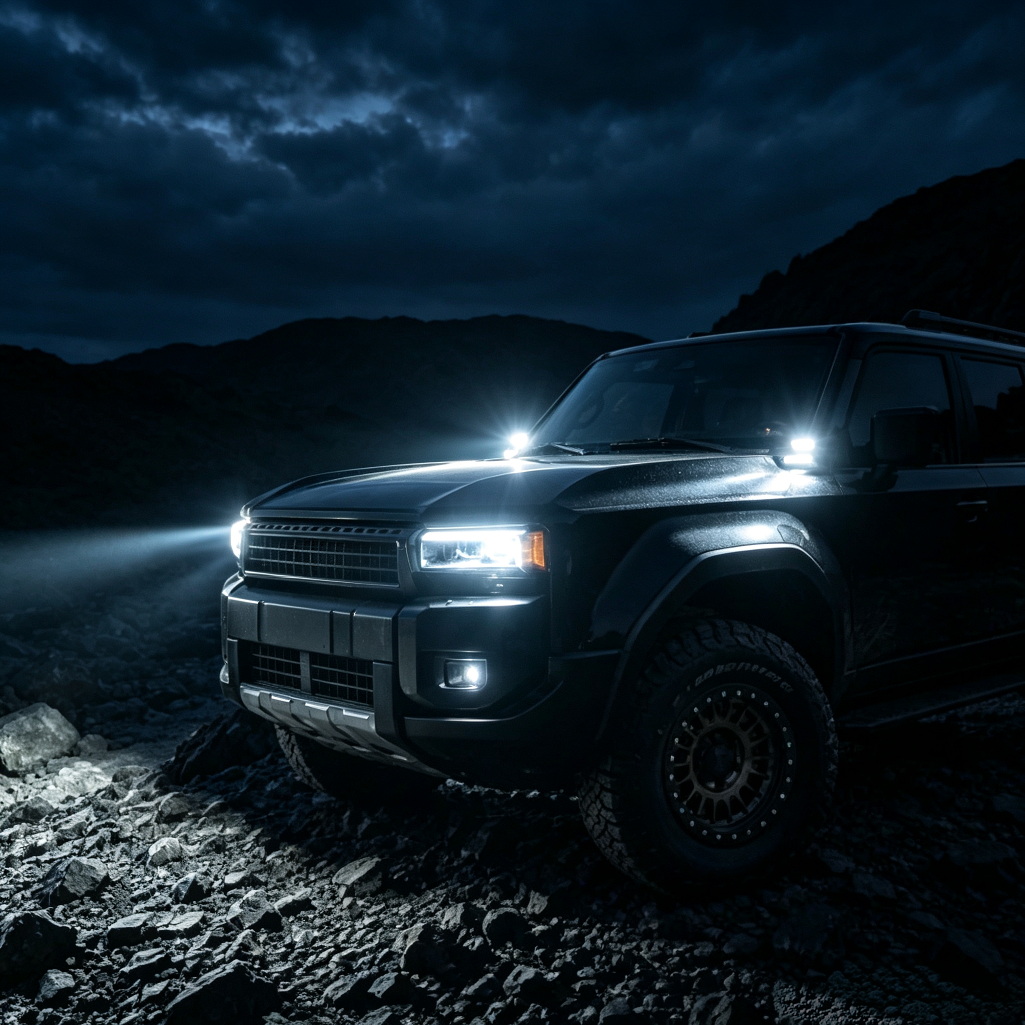 FJ Cruiser Cowl LED Light System with Integrated Side Illumination, OEM-Style Design & High Output Lighting for Off-Road Adventures