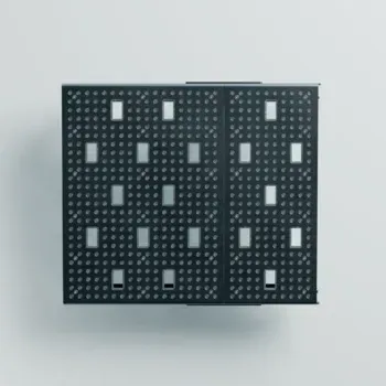 Spectral Modern Art Installation, Colorful Aluminum Light Sculpture Structure