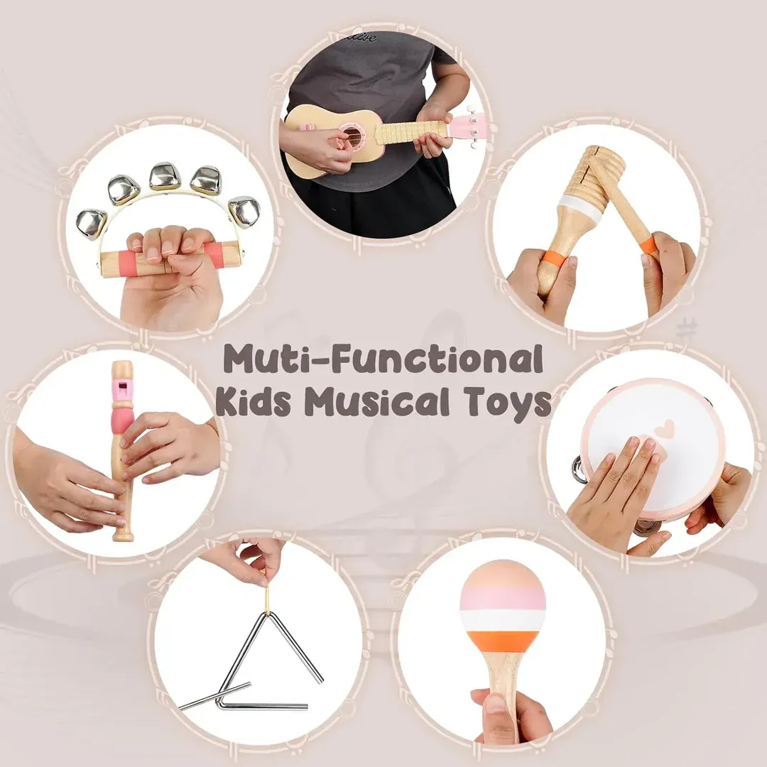 7-in-1 Kids Musical Instrument Set 🎵