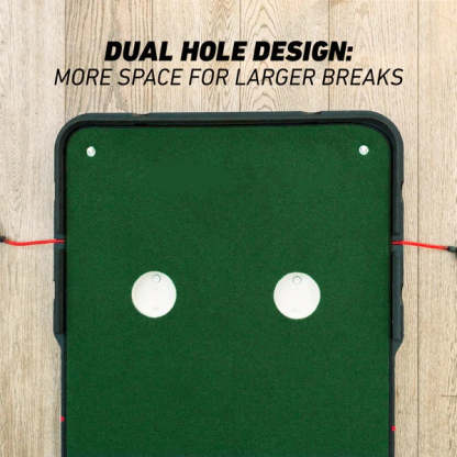 Adjustable Golf Putting Mat – Realistic Breaks Up to 10ft with Ball Return