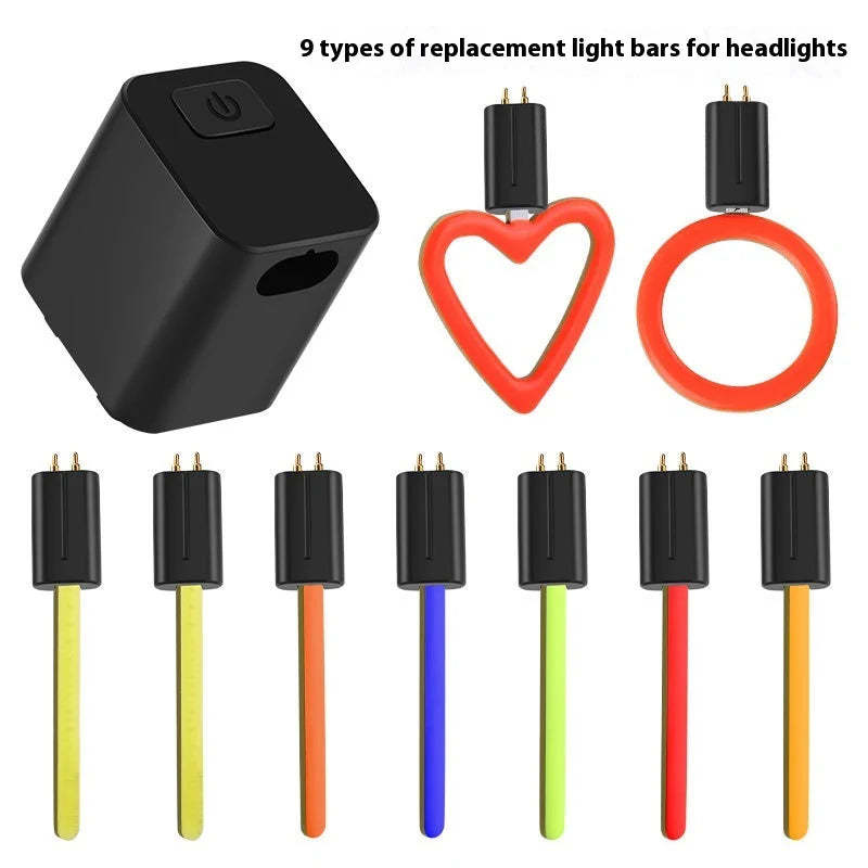 Bicycle taillight, running water plug light, night riding safety indic