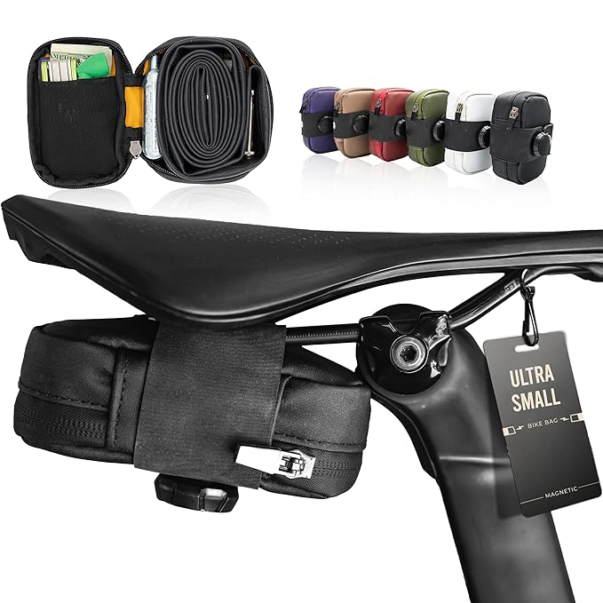 Magnetic saddlebags are available in two sizes