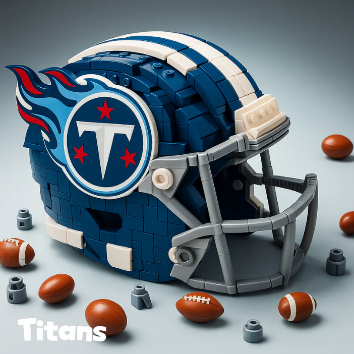 Helmet Brick Set – Build Your Favorite NFL Team with Collectible Art