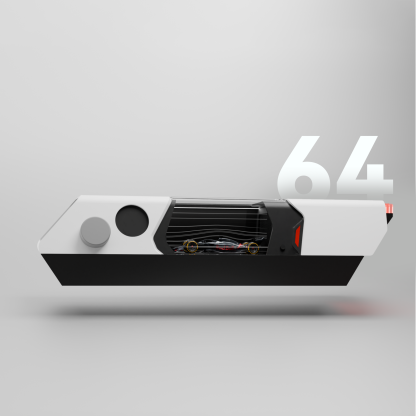 1:64 Scale Car Model Desktop Wind Tunnel – Dynamic Display with Fog Effects