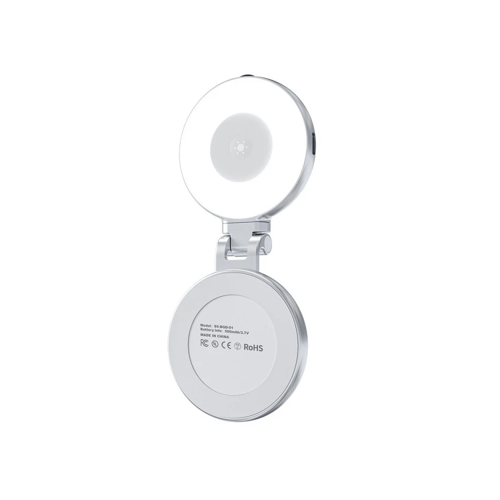 Foldable magnetic beauty fill light for mobile phones