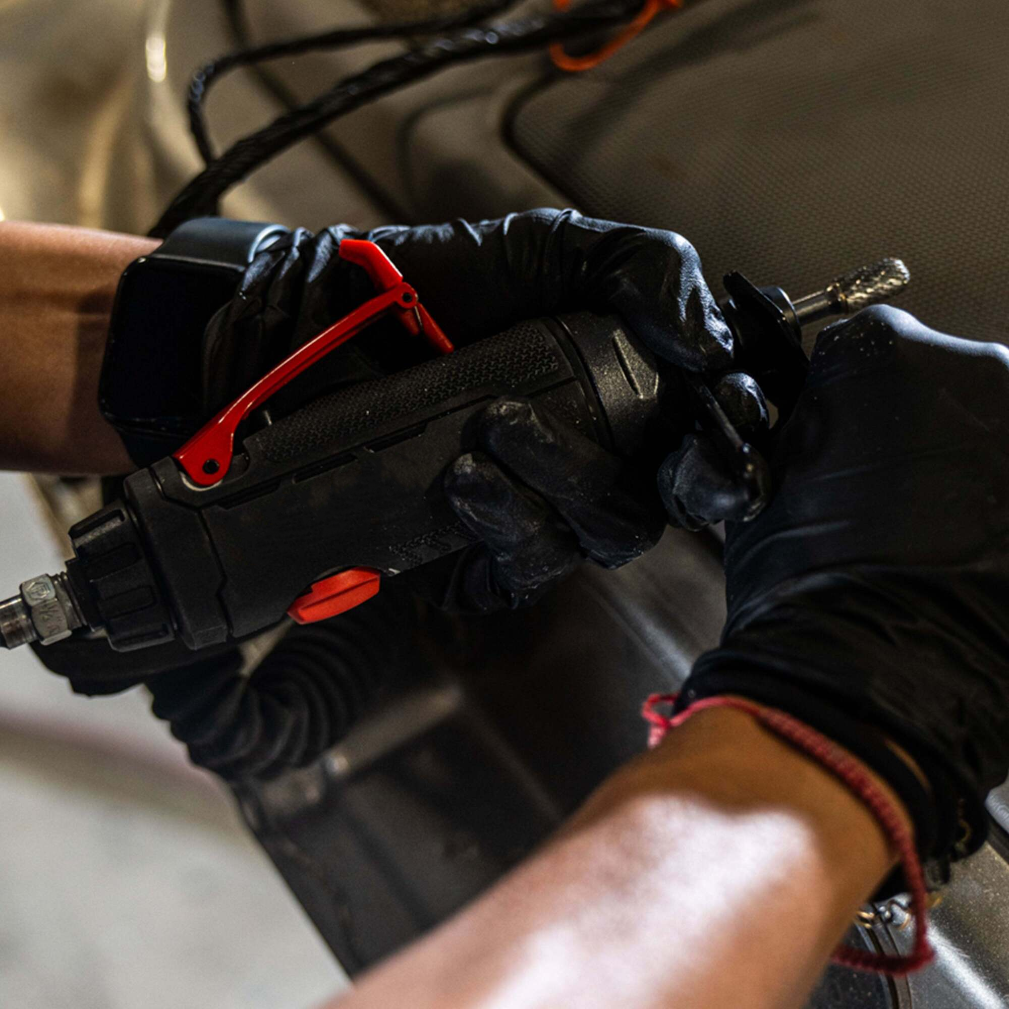 Industrial-grade pneumatic grinding tools