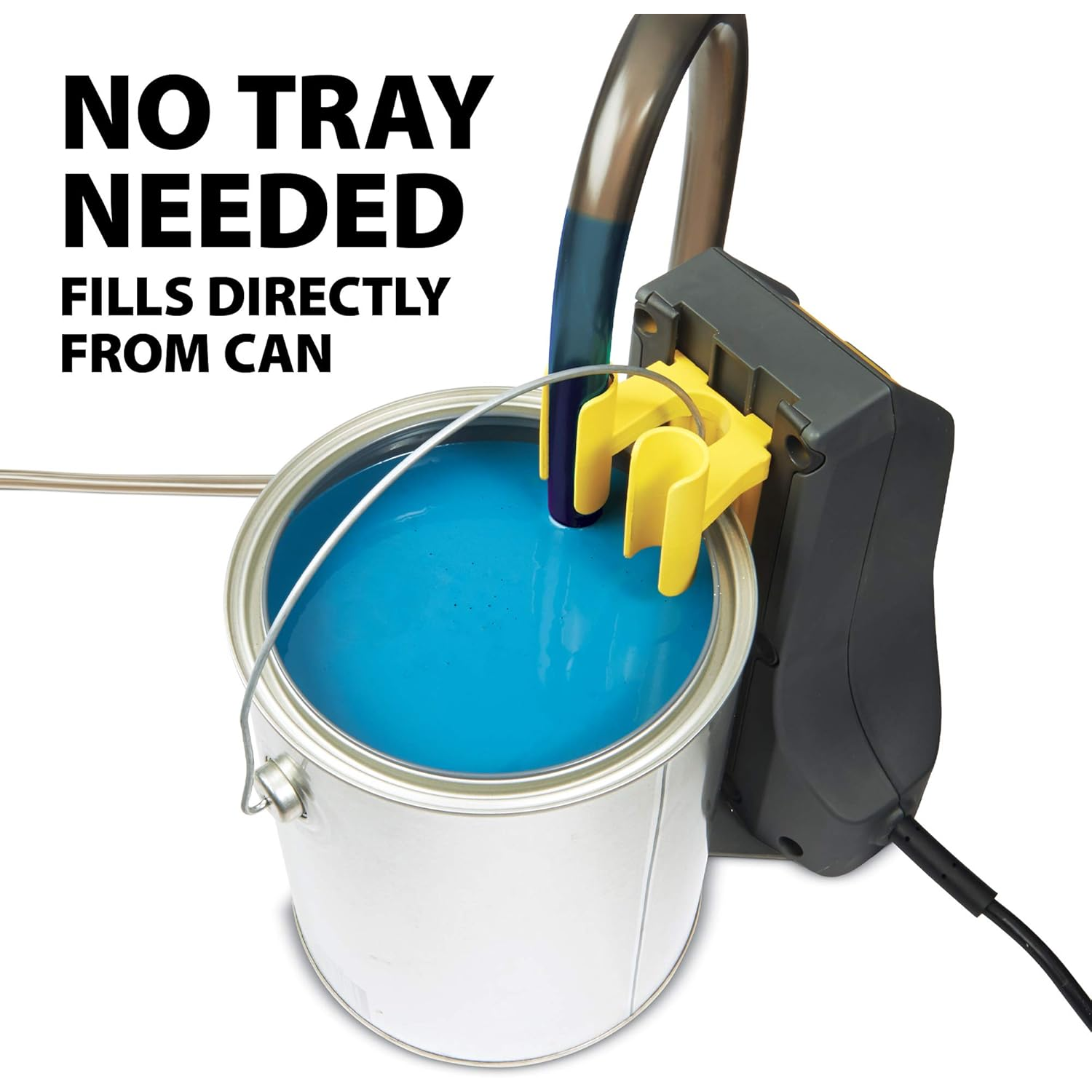 Electric Roller Paint System with Adjustable Handle