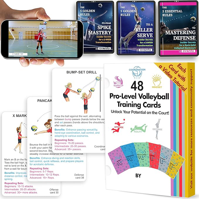 Four types of single-player volleyball training aids