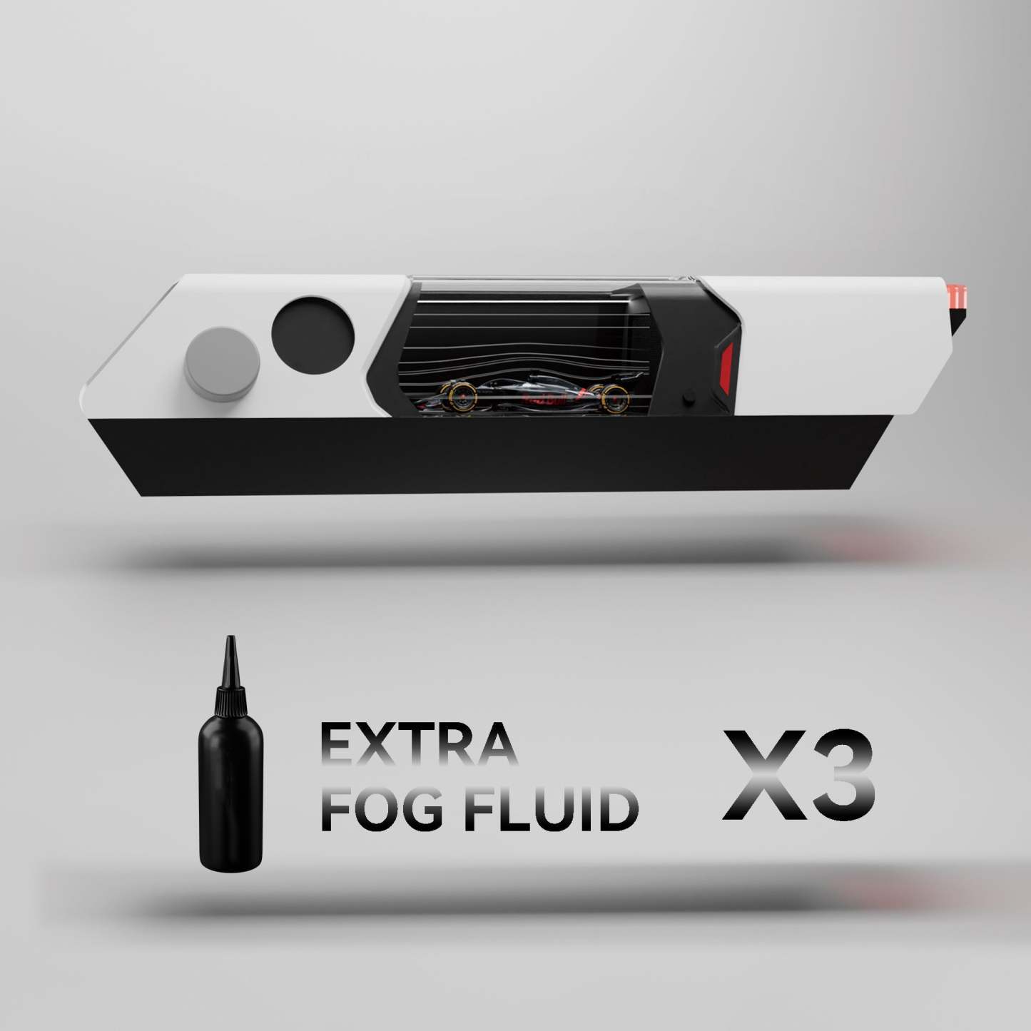 1:64 Scale Car Model Desktop Wind Tunnel – Dynamic Display with Fog Effects