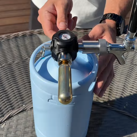 Insulated Beverage Dispenser with Tap System
