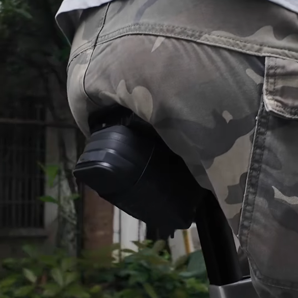 Waterproof Bike Saddle Bag with Dial Lock & Bottle Holder