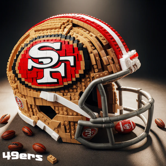 Helmet Brick Set – Build Your Favorite NFL Team with Collectible Art