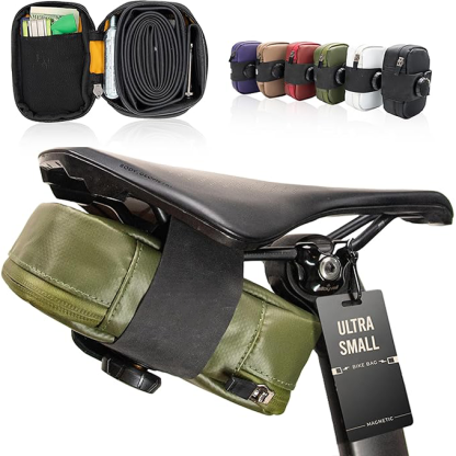 Magnetic saddlebags are available in two sizes
