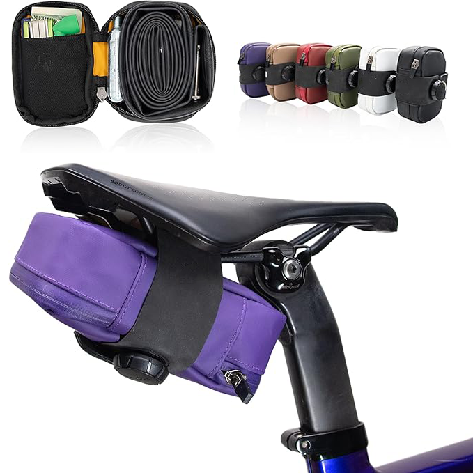 Magnetic saddlebags are available in two sizes