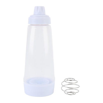 Pancake batter mixing and dispensing bottle