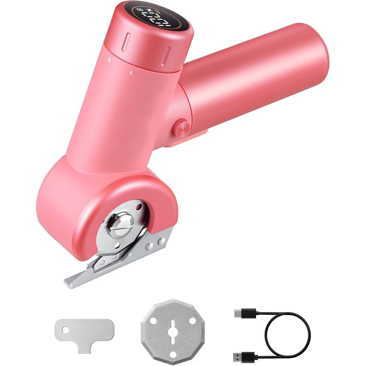 Cordless Electric Cutting Scissors with LED Display