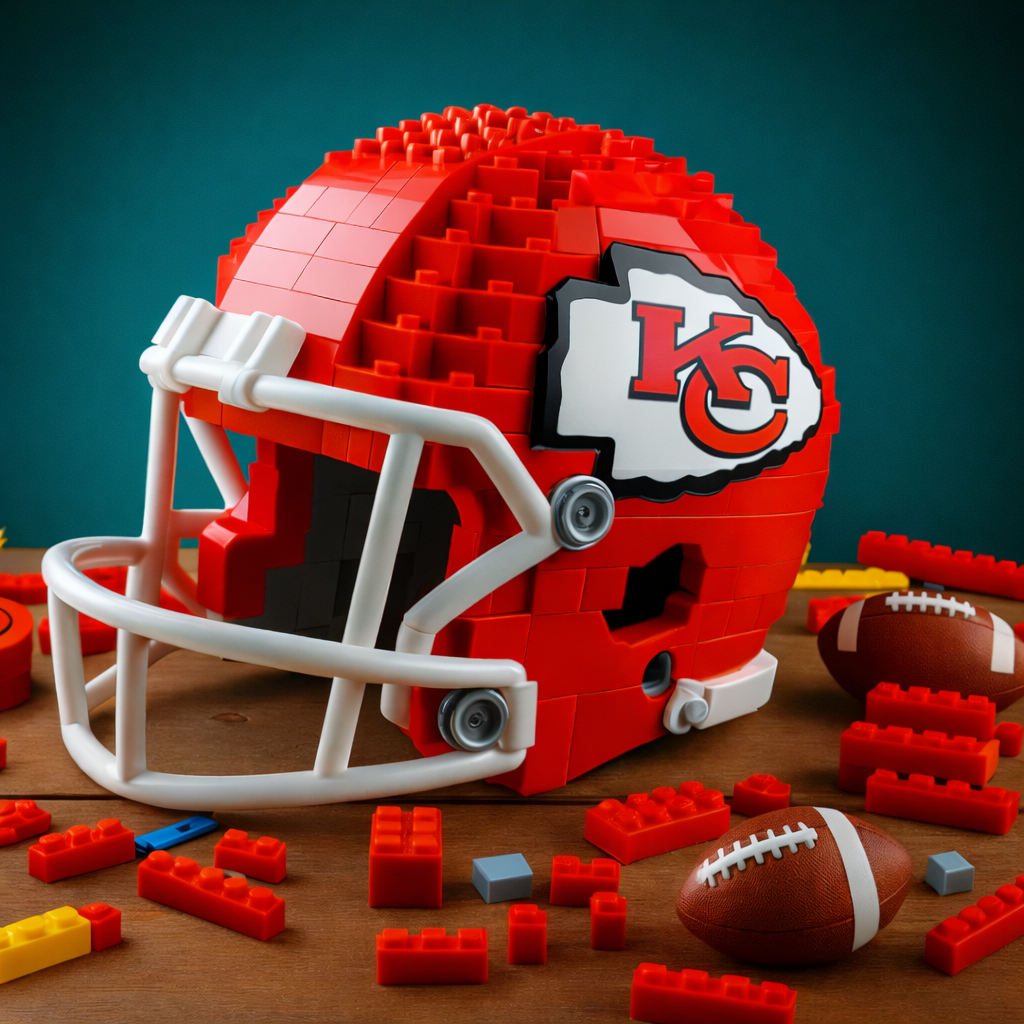 Helmet Brick Set – Build Your Favorite NFL Team with Collectible Art