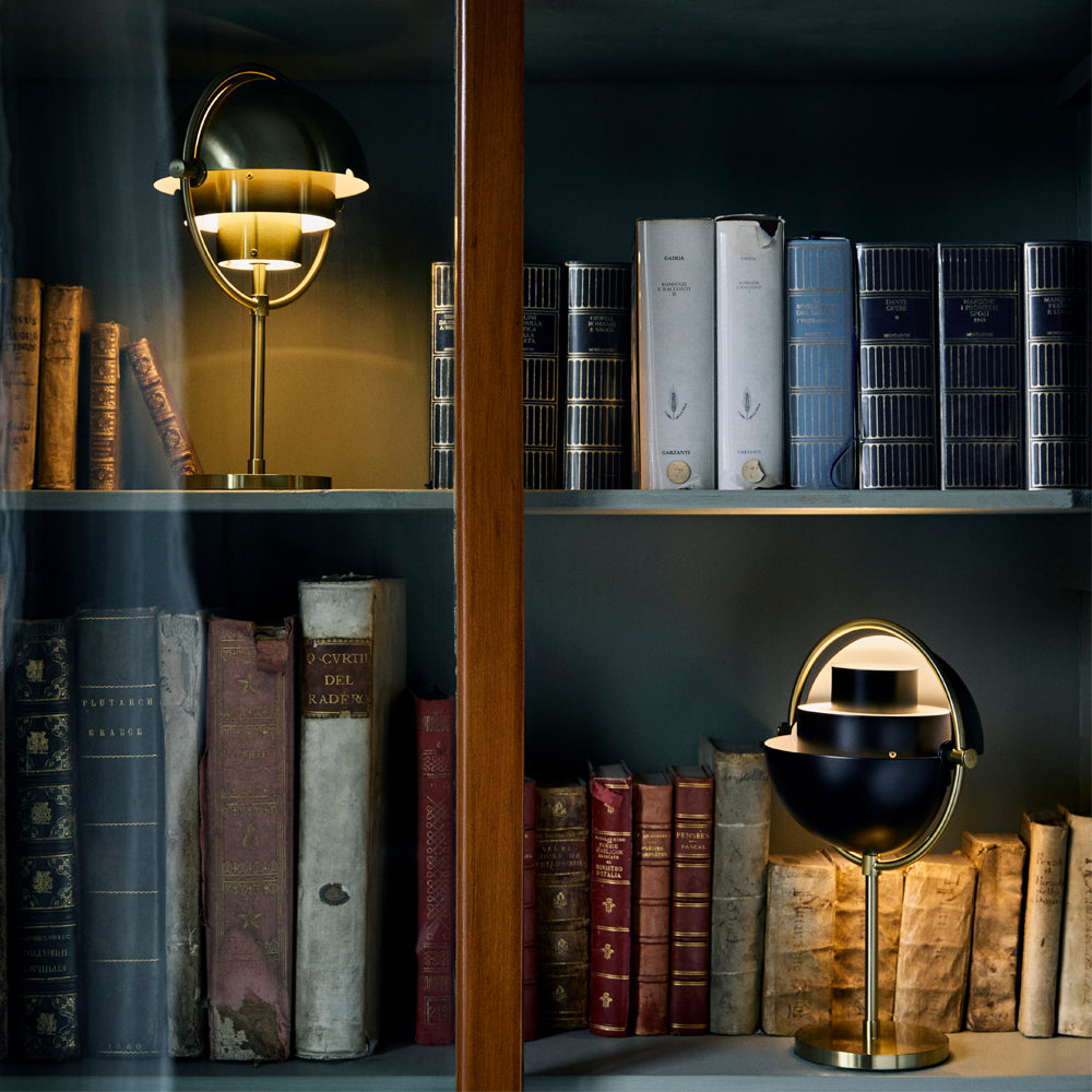 Multi-Lite Portable Cordless Table Lamp – Rotatable Geometric Shade Ambient Light for Luxury Home Decor