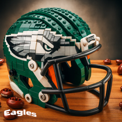 Helmet Brick Set – Build Your Favorite NFL Team with Collectible Art