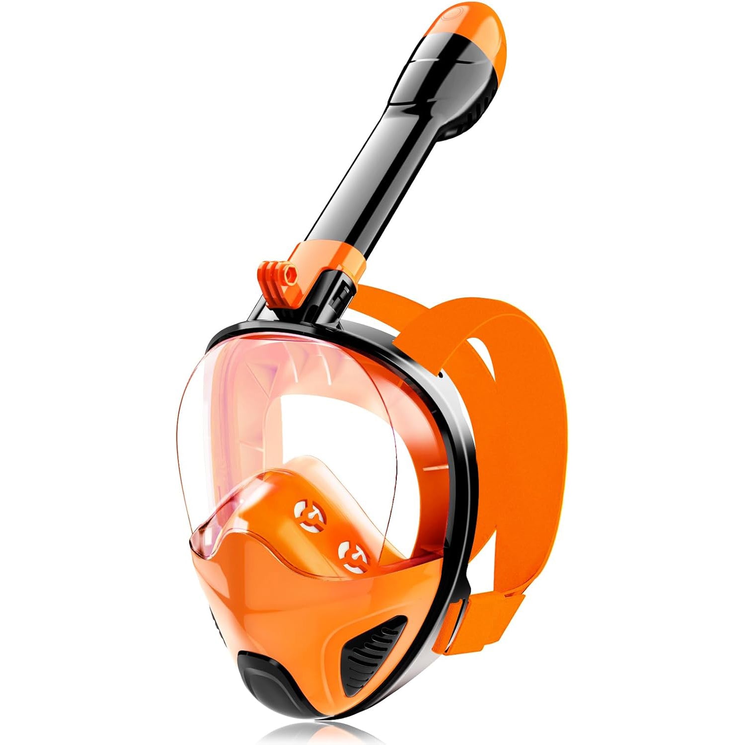 Full Face Snorkel Mask for Adults and Teens – Snorkeling Gear with Detachable Camera Mount