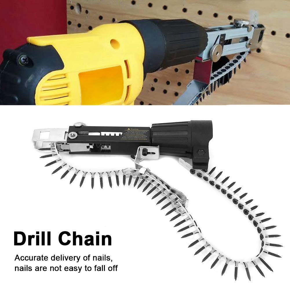 Chain screw gun head, automatic nail gun, screwdriver head, woodworking tools