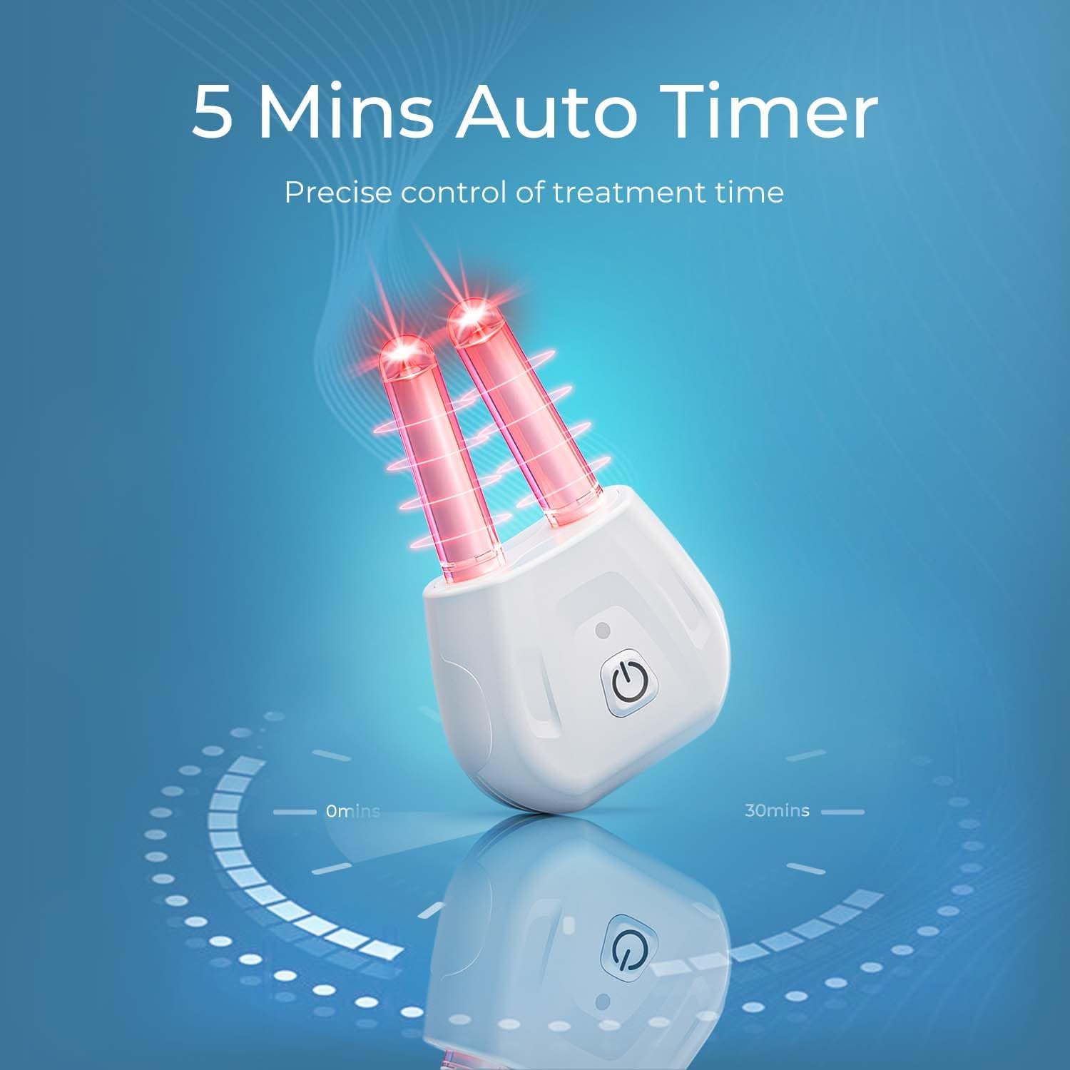 Rechargeable Portable Red Light Nasal Therapy Device