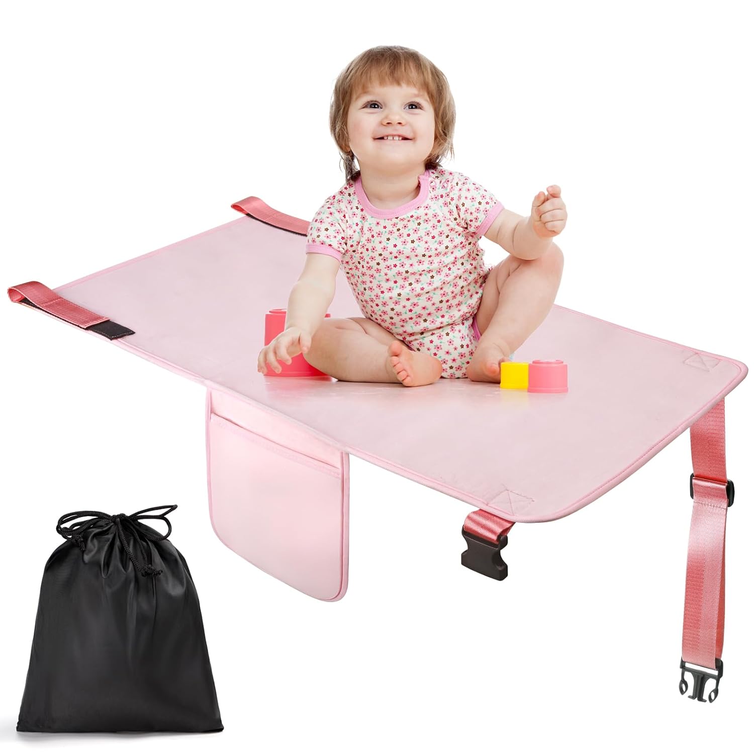 Toddler Airplane Bed – Kids Airplane Seat Extender Travel Bed, Kids Airplane Travel Essentials