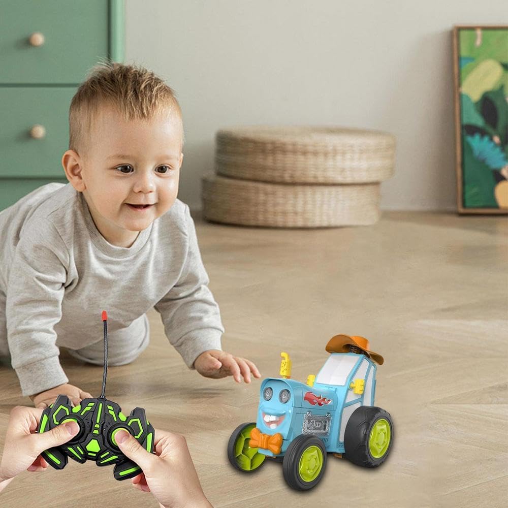 Crazy Jumping Car Toy – RC Stunt Car with Music & Lights
