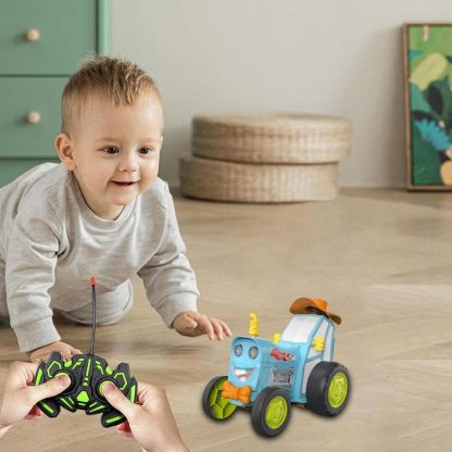Crazy Jumping Car Toy – RC Stunt Car with Music & Lights