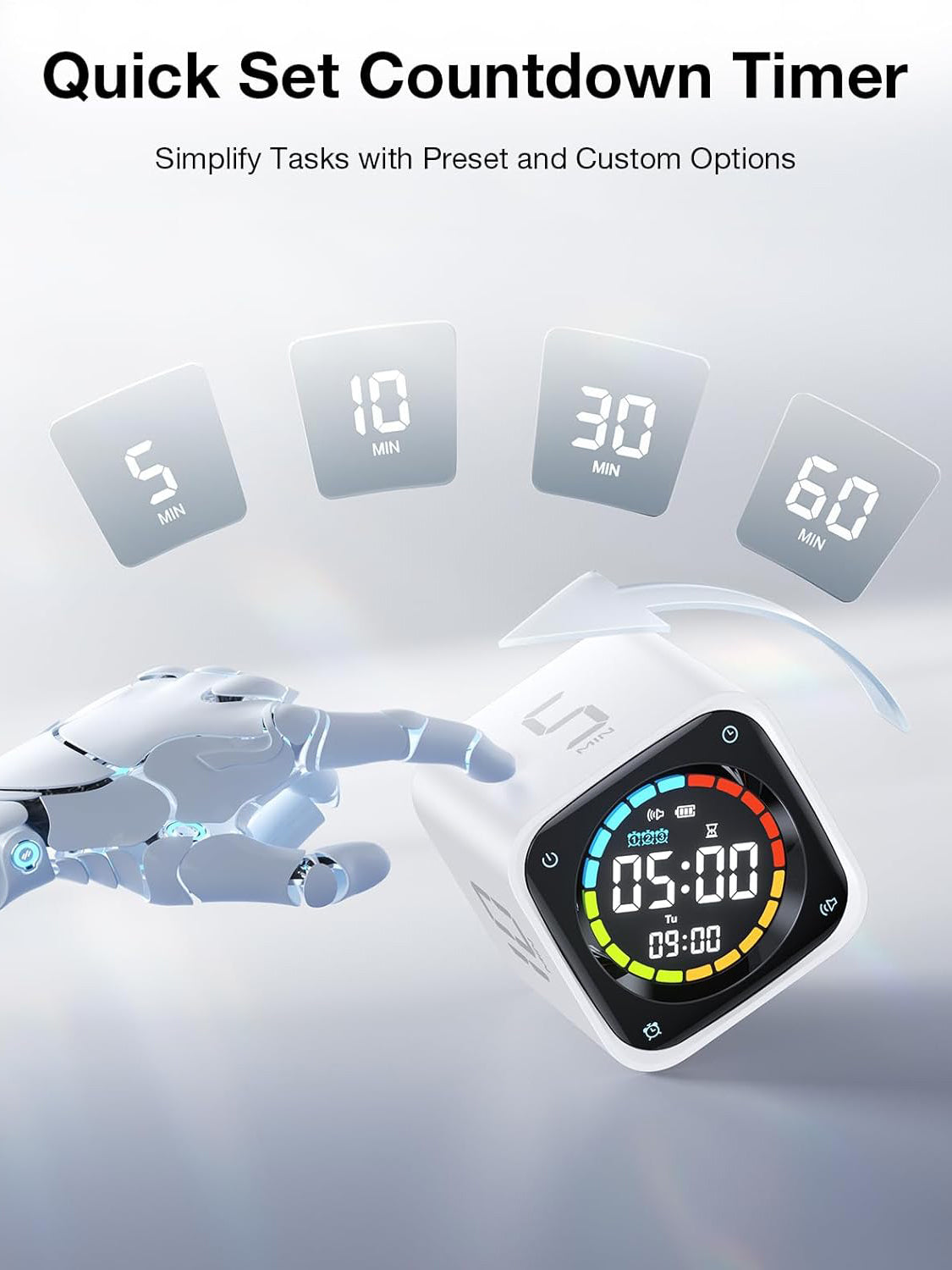 Pomodoro Timer Cube – Desktop Efficiency Timer