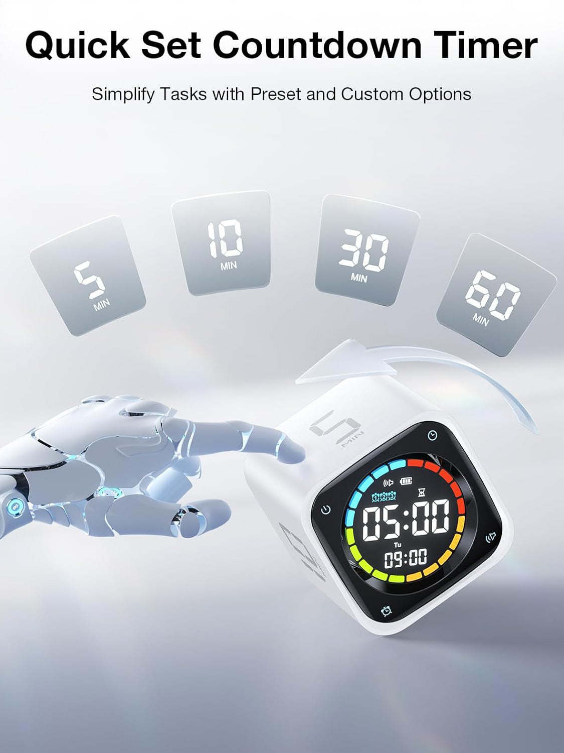 Pomodoro Timer Cube – Desktop Efficiency Timer