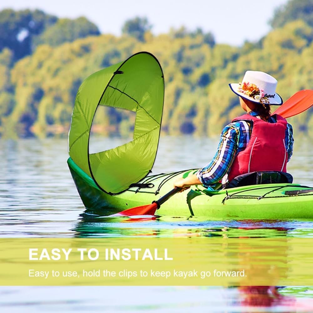 Kayak Sail – Foldable and Durable Sail with Transparent Window, Suitable for Kayaks and Canoes