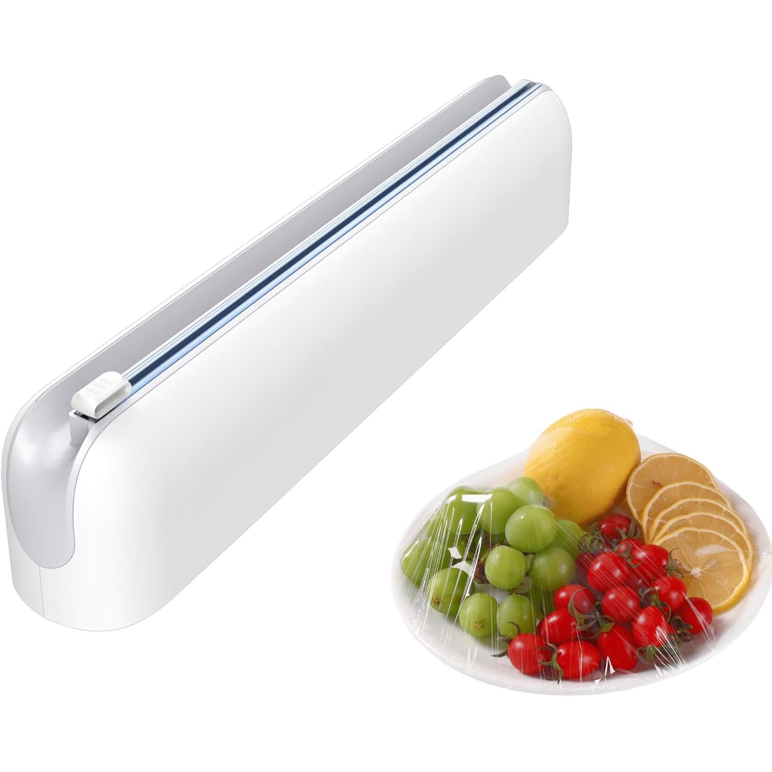Aluminum Foil and Cling Film Dispenser | With Cutter | One-Hand Easy Operation