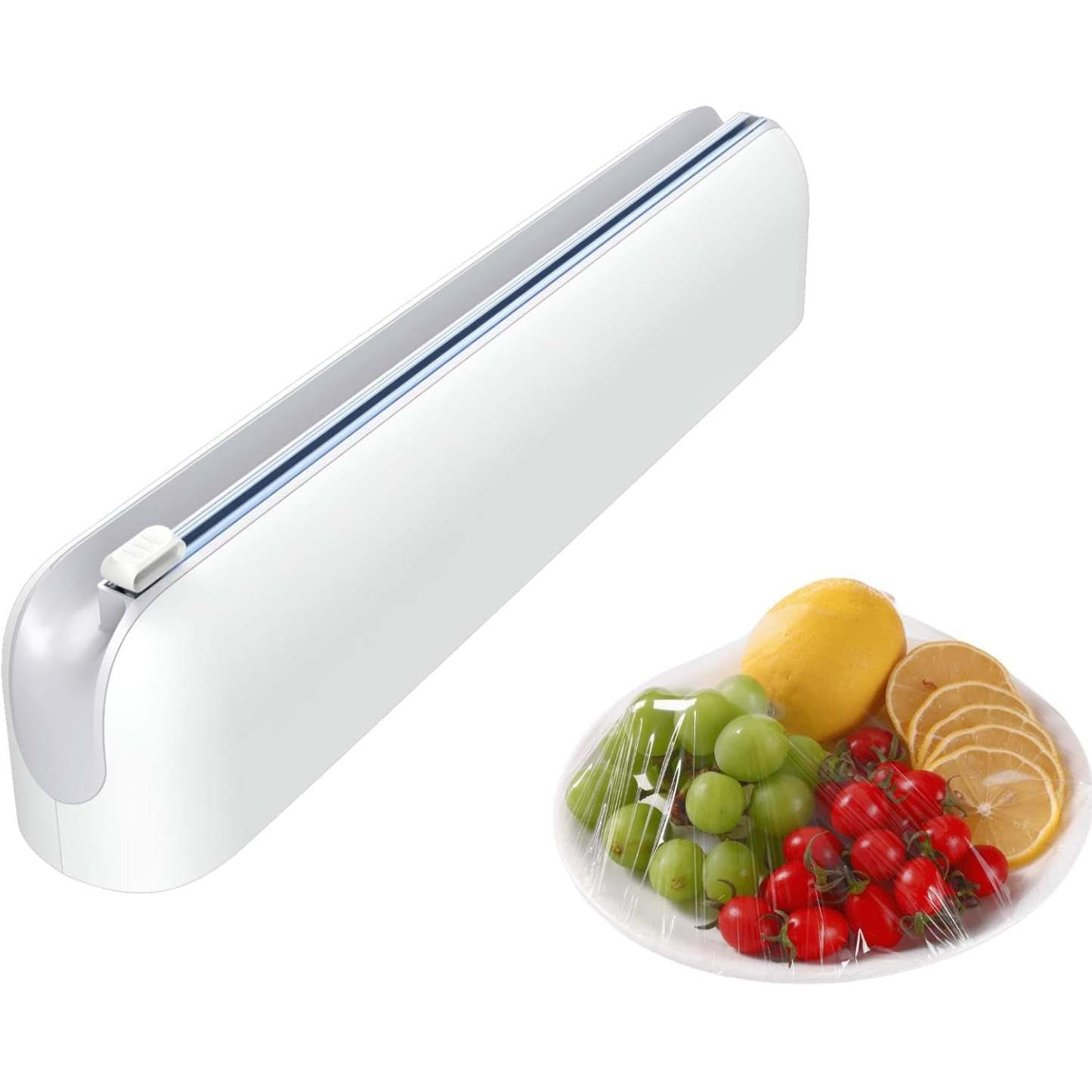 Aluminum Foil and Cling Film Dispenser | With Cutter | One-Hand Easy O