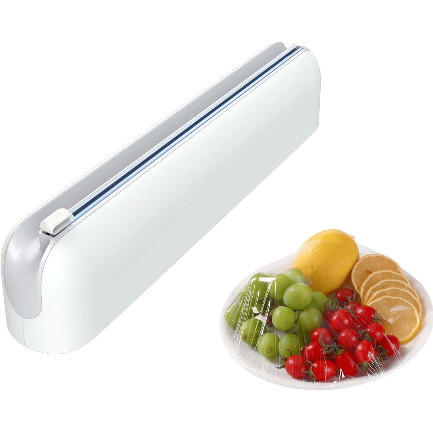 Aluminum Foil and Cling Film Dispenser | With Cutter | One-Hand Easy O