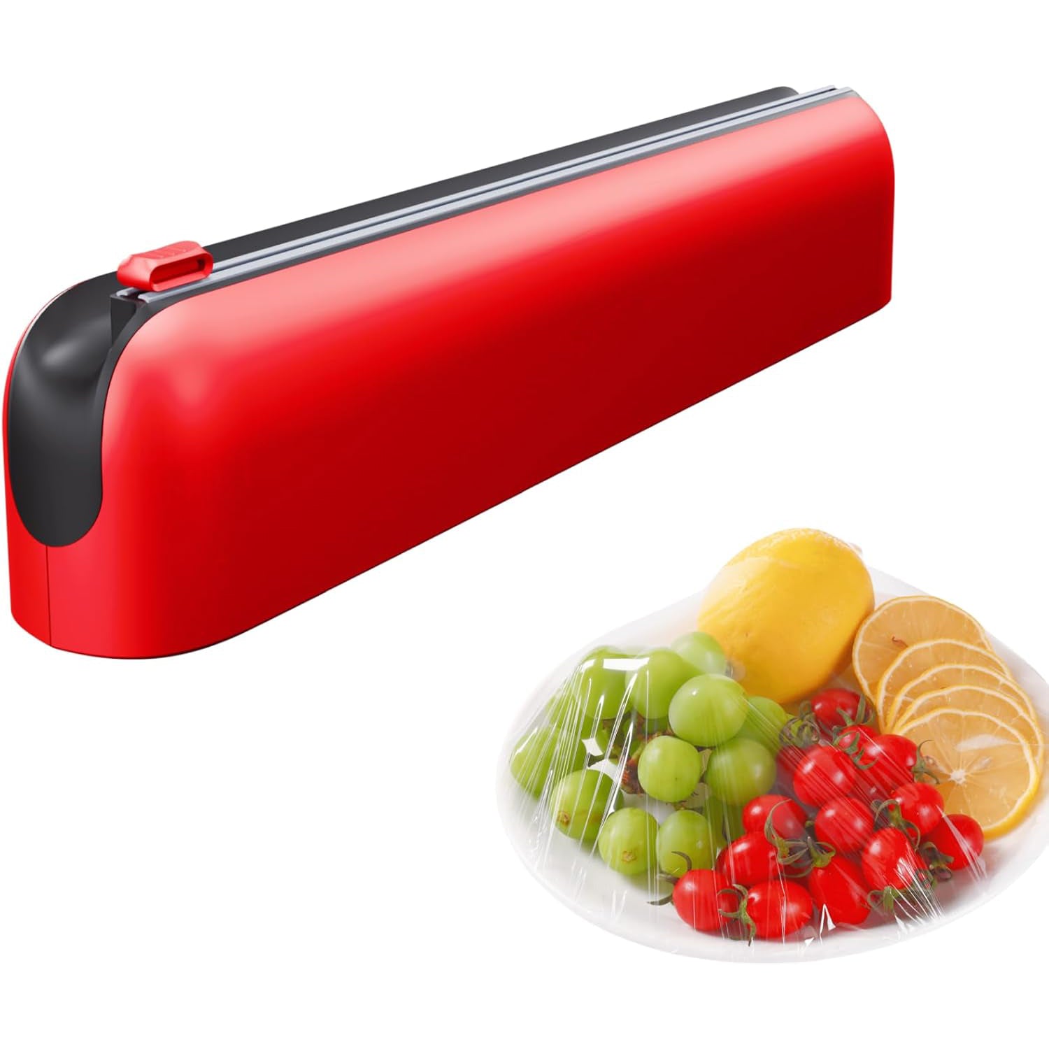 Aluminum Foil and Cling Film Dispenser | With Cutter | One-Hand Easy O