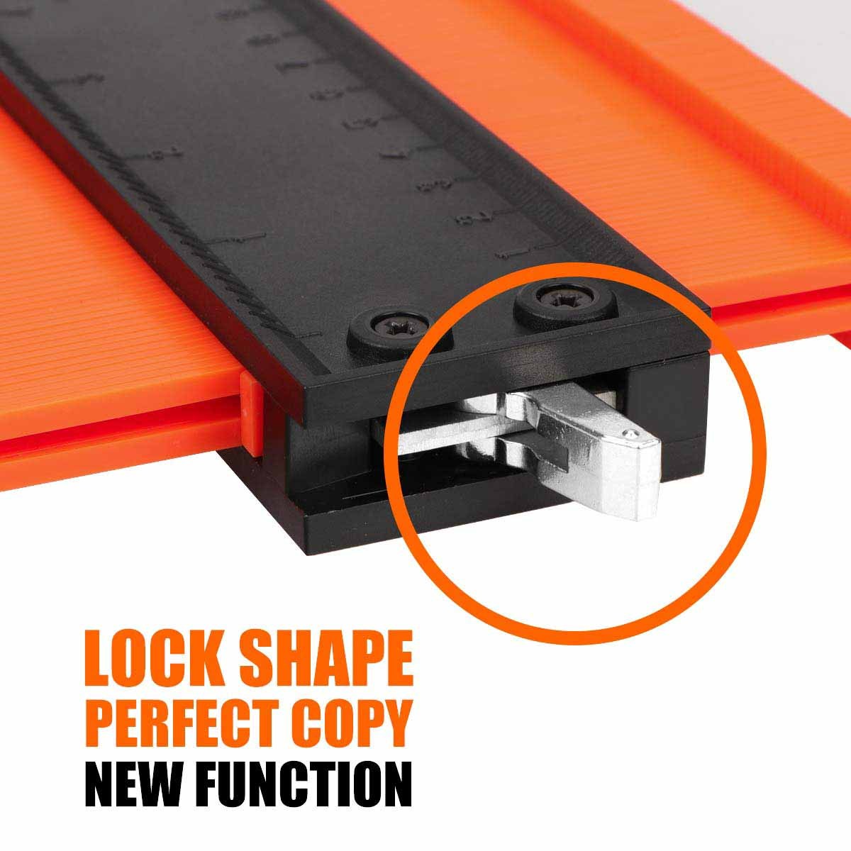 High-Precision Contour Gauge Duplicator | Adjustable Lock Design, 5-Inch + 10-Inch Sizes