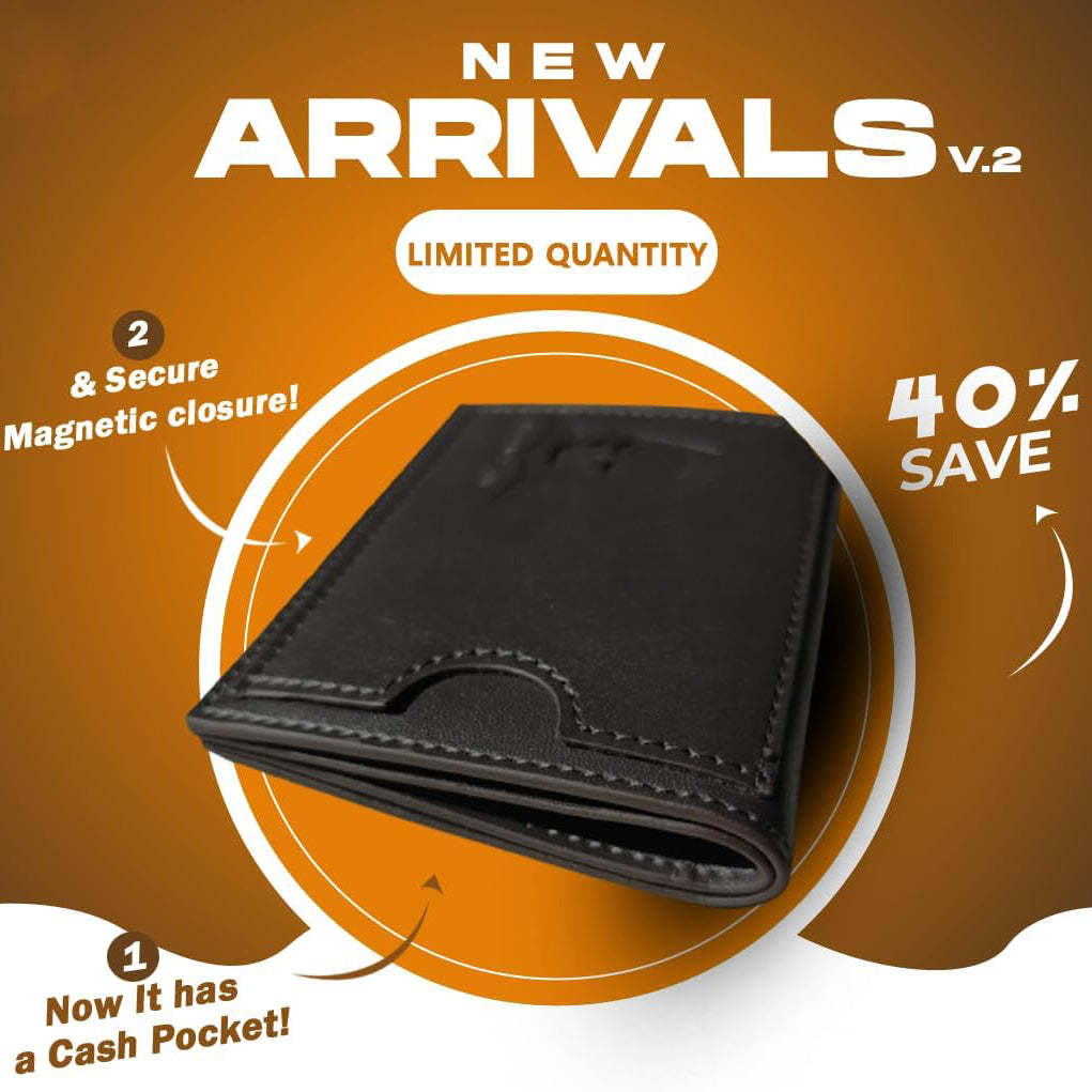 Leather Bat Wallet – Bifold Superhero Mask Design