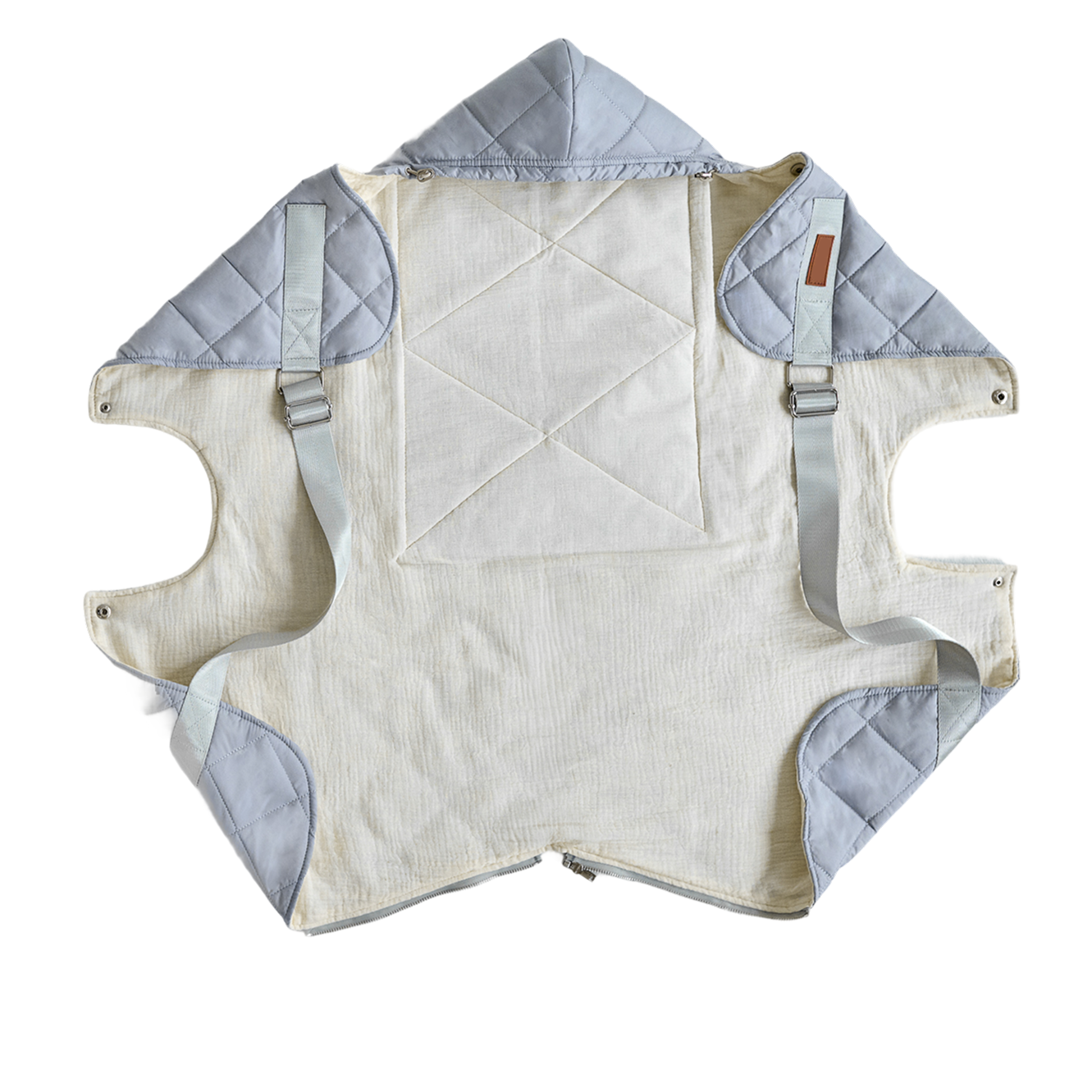 Seasonal Baby Carrier Cover – Gray / Milk