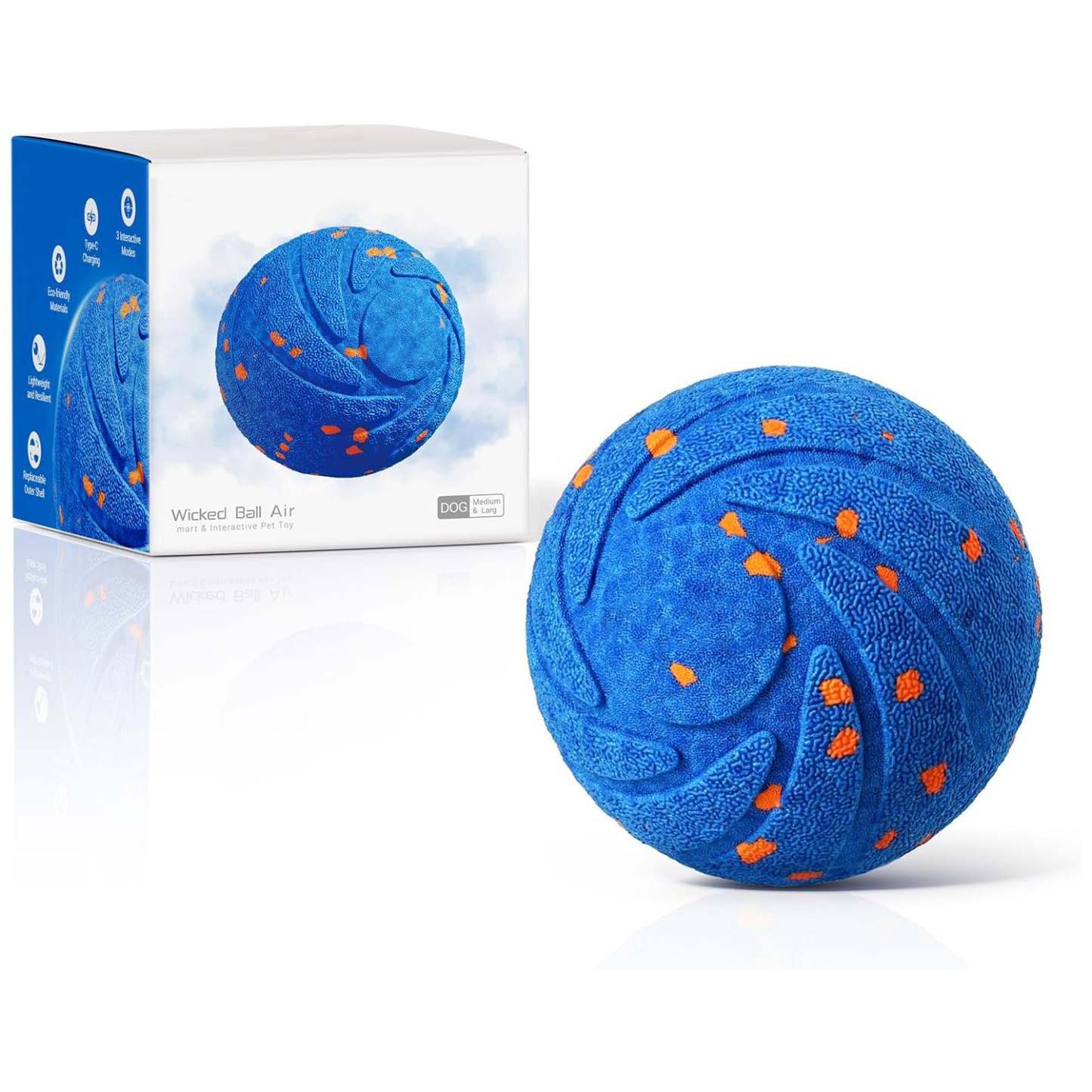 Smart Interactive Dog Toy - Switchable Mode Interactive Ball