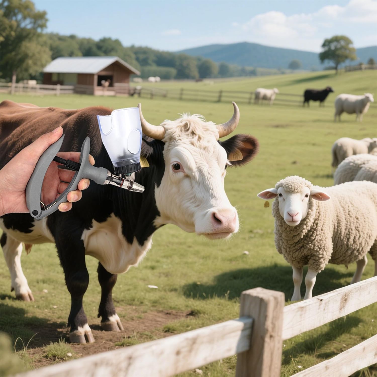 Automatic Veterinary Continuous Injector – Adjustable Dosage Vaccine Drug Dispenser