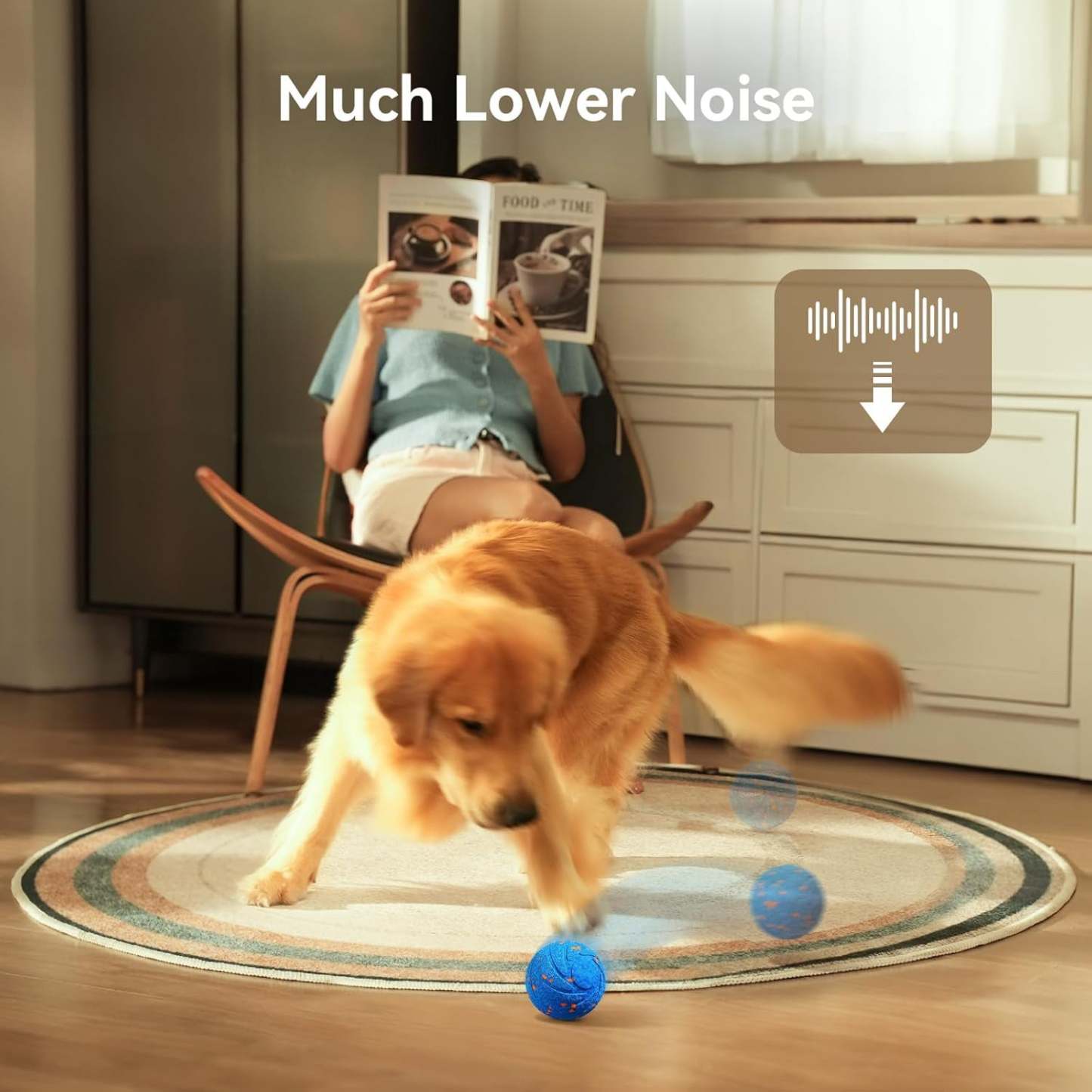 Smart Interactive Dog Toy - Switchable Mode Interactive Ball