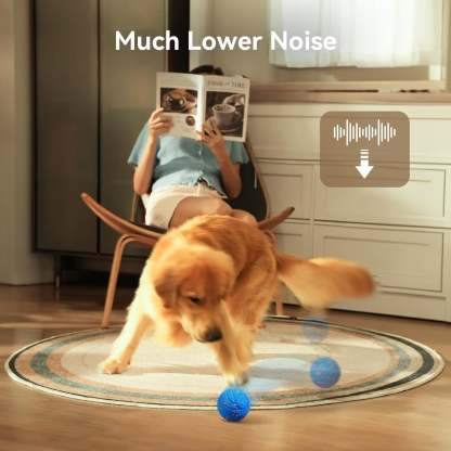 Smart Interactive Dog Toy - Switchable Mode Interactive Ball